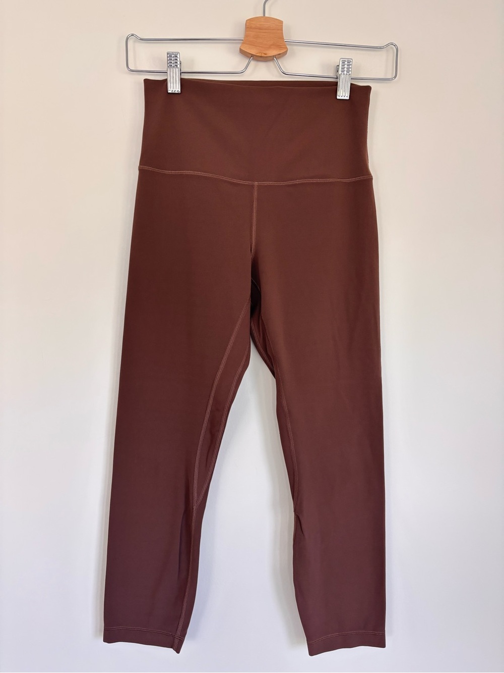 Lululemon Align High Rise Crop Pants Leggings Brown 6
